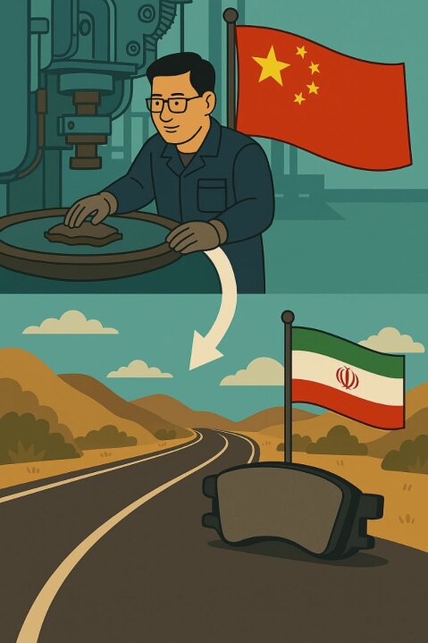 از چین تا جادههای ایران برای لنت ترمز 123 از چین تا جادههای ایران؛ تحقیقی برای یافتن بهترین لنت ترمز 123